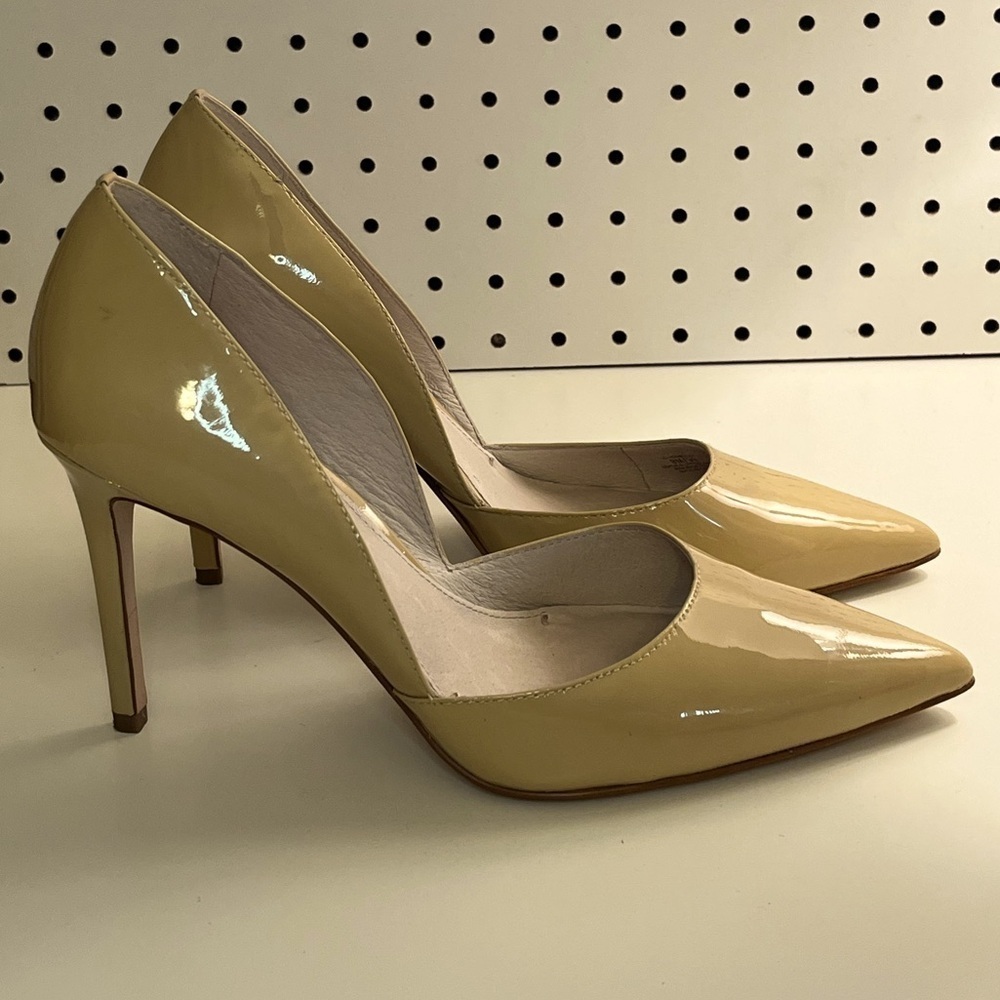 Hermosah Pump by Louise et Cie Cream Patent Leather